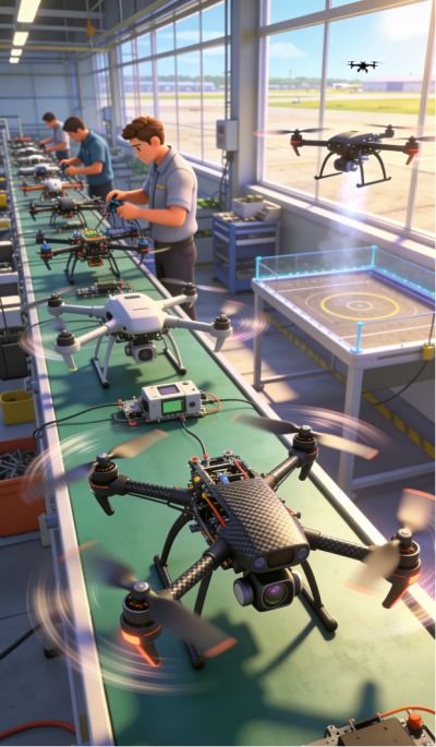 前兩月經(jīng)濟數(shù)據(jù)出爐，新質生產(chǎn)力跑出加速度 智能無人飛行器制造引領新賽道